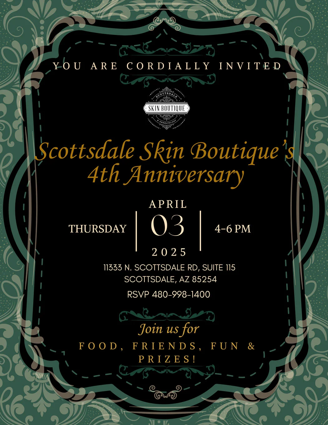 4th Anniversary - Scottsdaleskinboutique